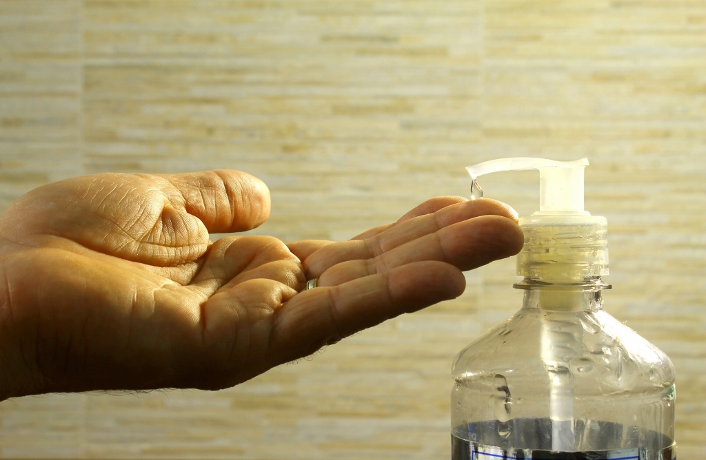Coronavirus hand sanitizer 